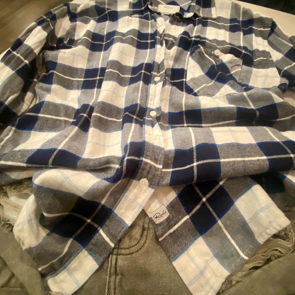 Rails | Womens Button Up Flannel Top - Picture 7 of 8
